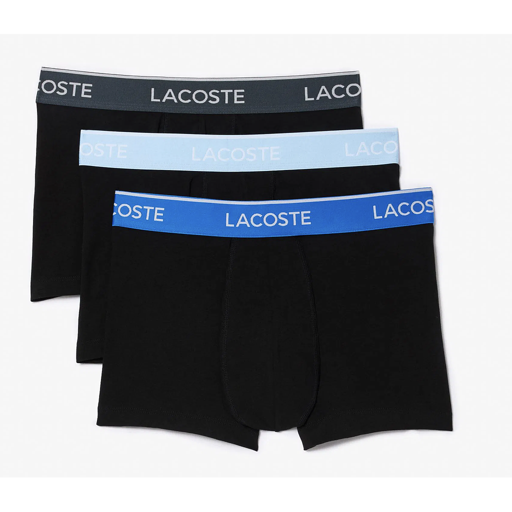 Men's Constrast Waist Trunks 3-Pack