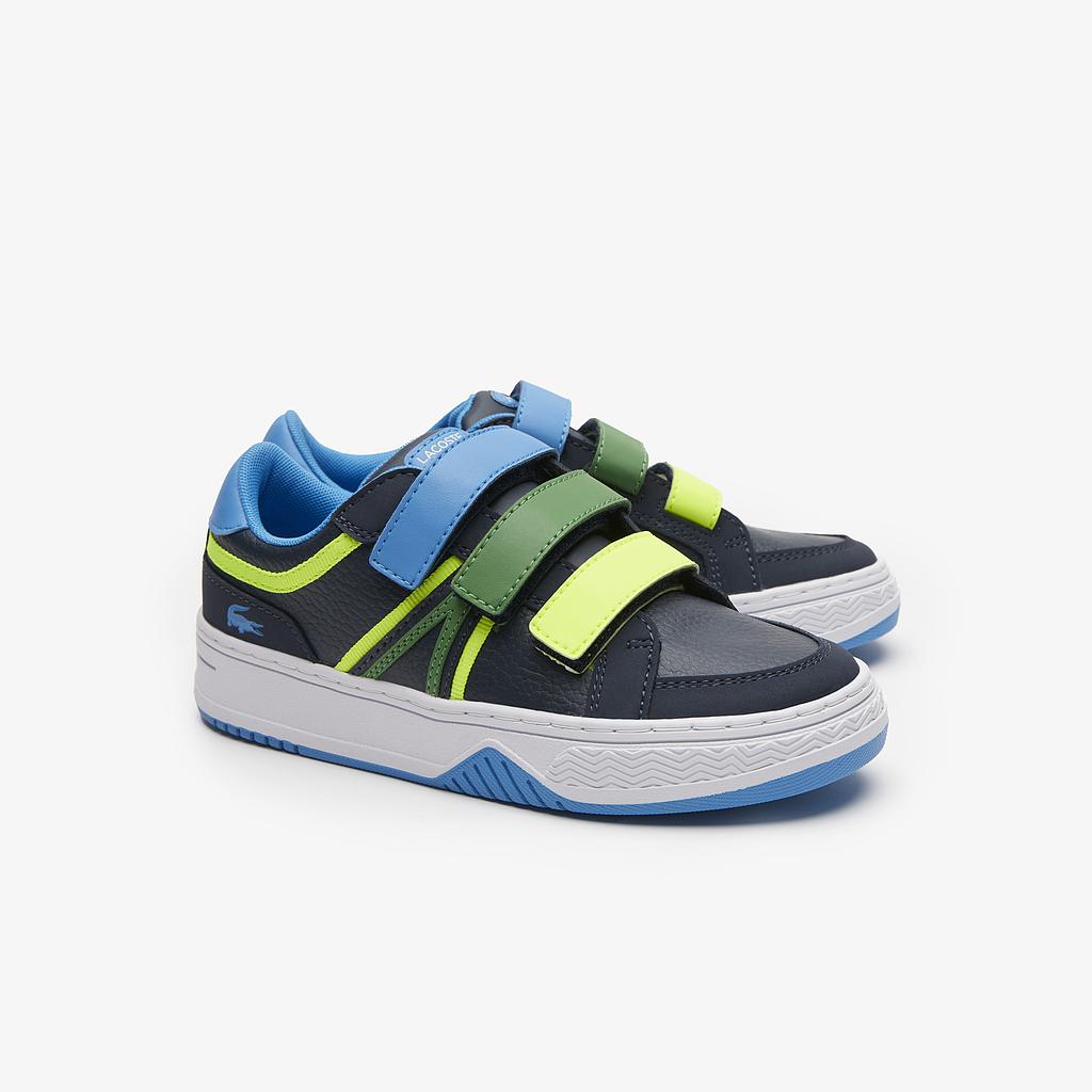 Children's Lacoste L001 Synthetic Tricolour Trainers