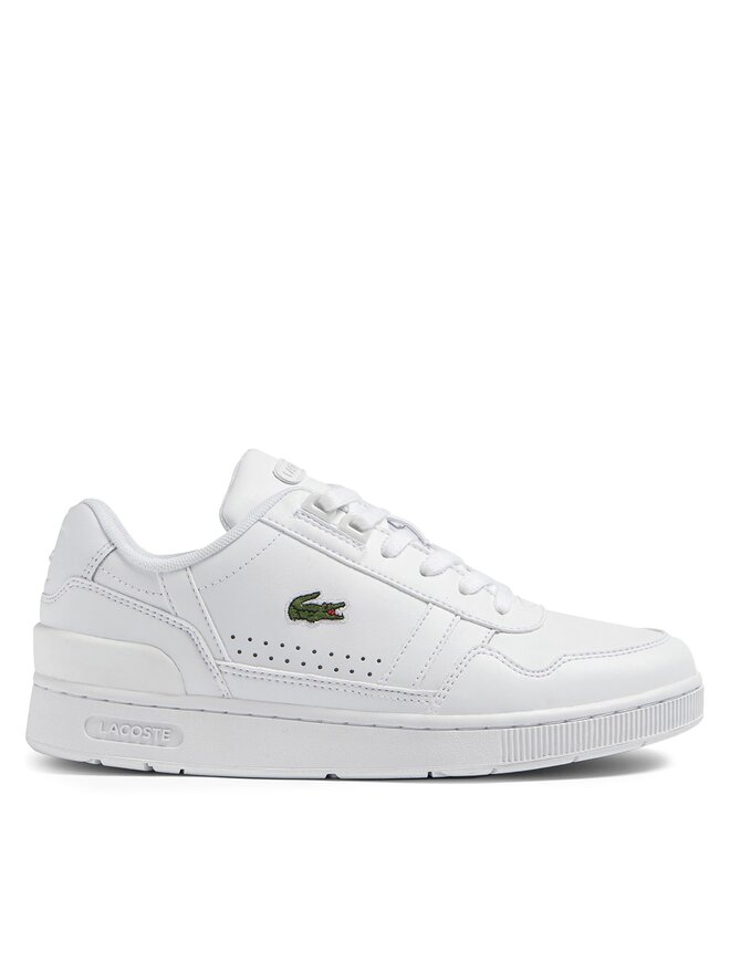 [745SFA0090] Women's Lacoste T-Clip Leather Trainers