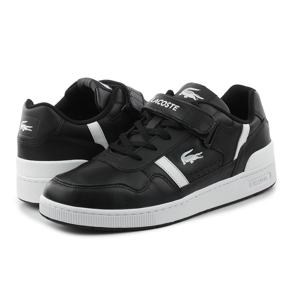 Men T-Clip Velcro Leather Sneakers