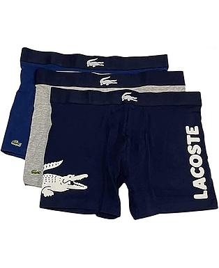 Men's Crocodile Waist Long Stretch Cotton Boxer Brief 3- ...
