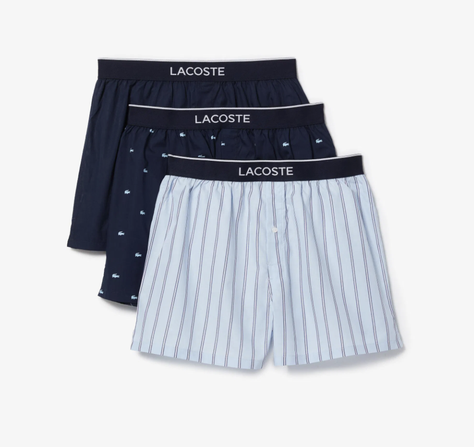 Men's  Cotton Poplin Boxer 3-Pack