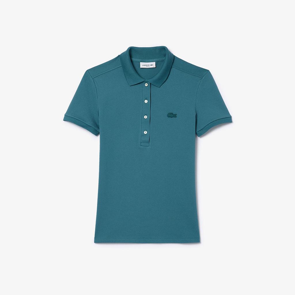 Women's Slim Fit Stretch Cotton Piqué Polo