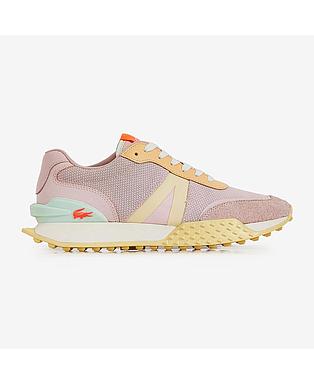 Women's Lacoste L-Spin Deluxe Leather Colour-Block Trainers