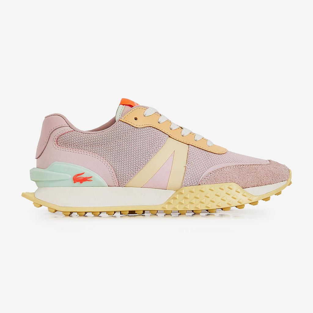 Women's Lacoste L-Spin Deluxe Leather Colour-Block Trainers