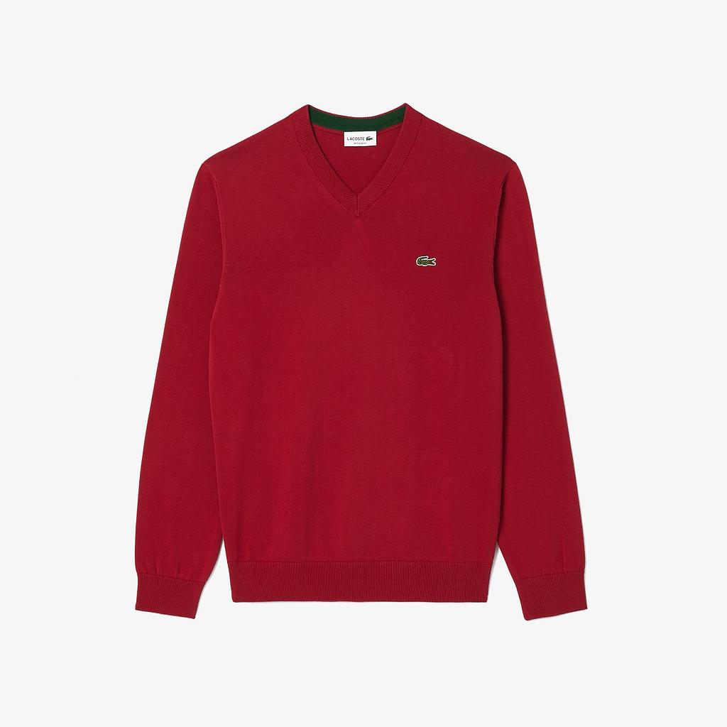 Men's V-neck Organic Cotton Sweater