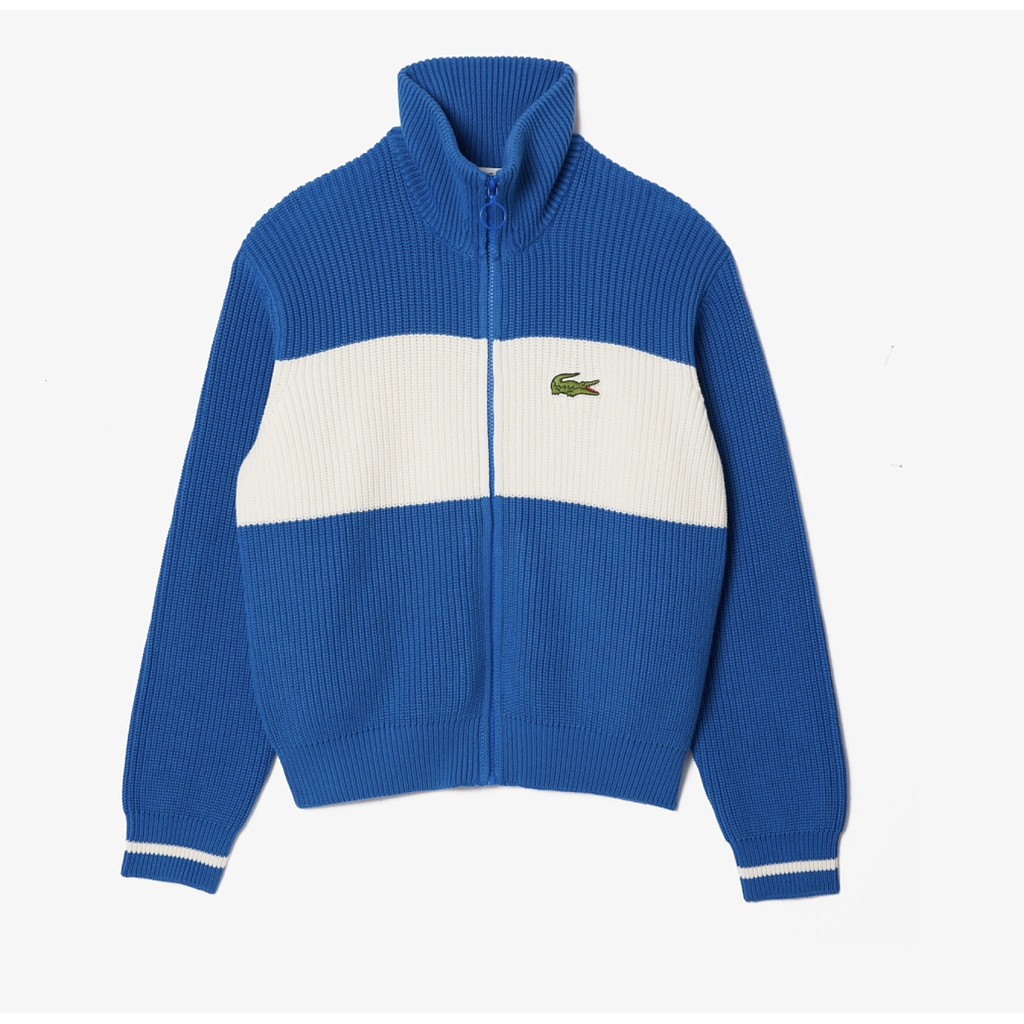 Women's Colorblock Zip-Up Cardigan