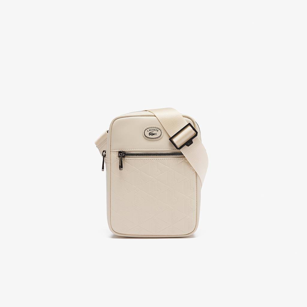 Men's Embossed Monogram Satchel