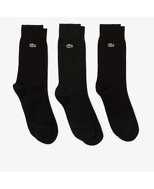Unisex 3-Pack High-Cut Cotton Piqué Socks