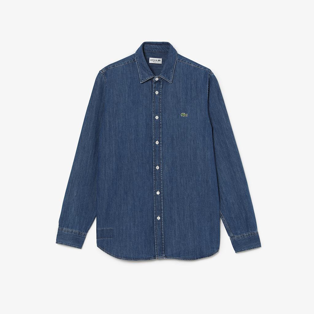 Men's Regular Fit Organic Cotton Denim Shirt