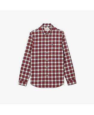 Men's Regular Fit Check Print Flannel Shirt