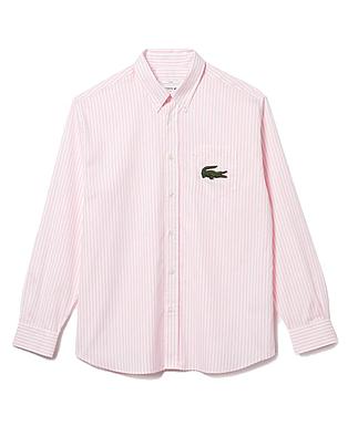 Unisex Relaxed Fit Large Crocodile Cotton Shirt