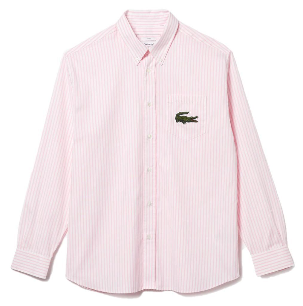 [CH6410] Unisex Relaxed Fit Large Crocodile Cotton Shirt