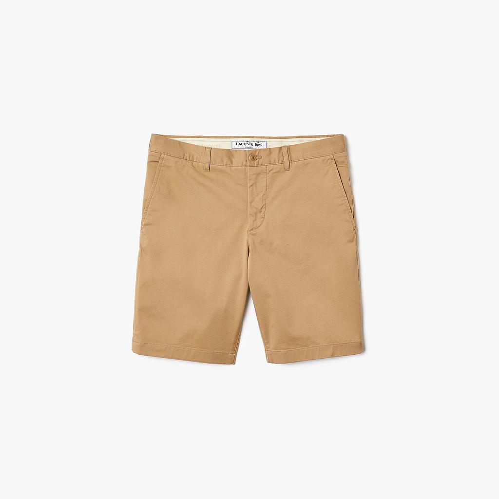 Men's Slim Fit Stretch Cotton Bermuda Shorts