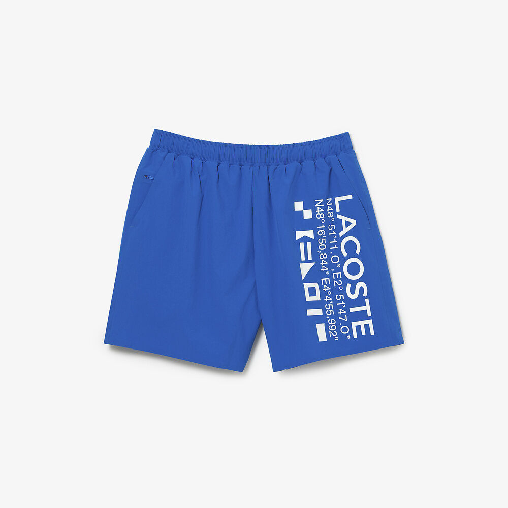 Men's Nautical Print Swim Shorts