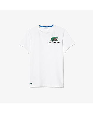 Men's Sport Crocodile Print Tennis T-Shirt