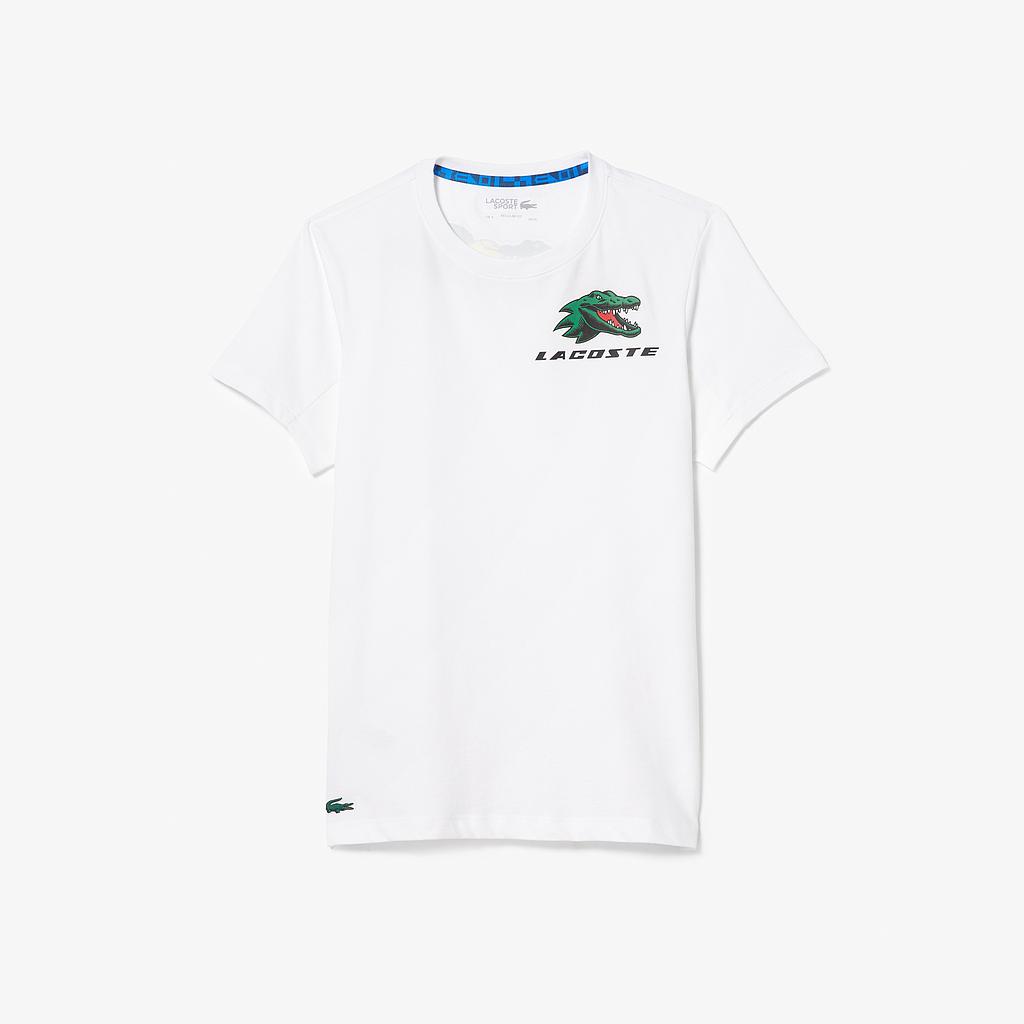 Men's Sport Crocodile Print Tennis T-Shirt
