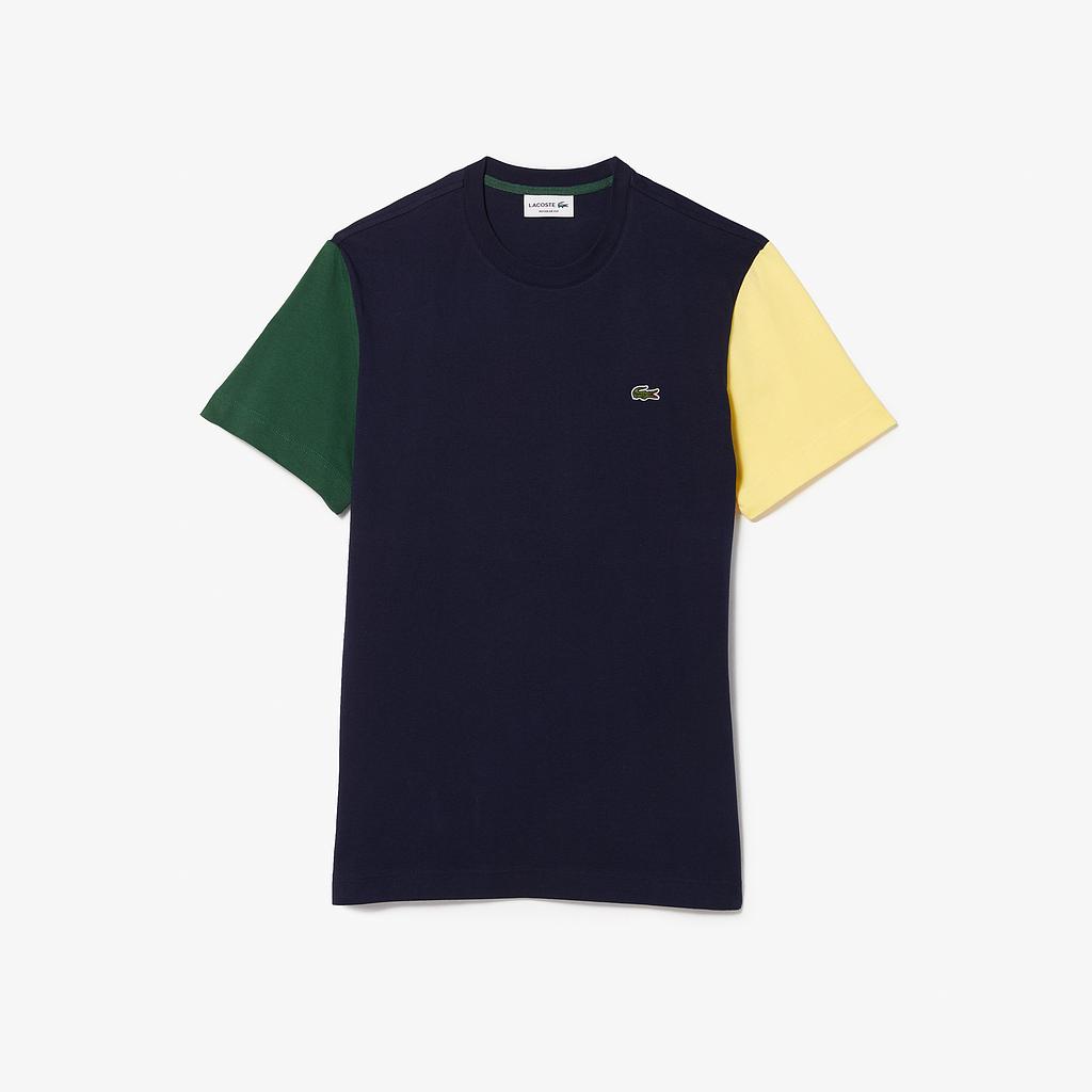 Men's Regular Fit Colorblock Cotton Jersey T-Shirt