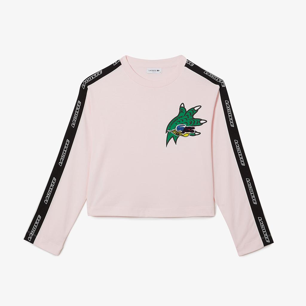 [TF1414] Women's Loose Fit Printed Band T-Shirt