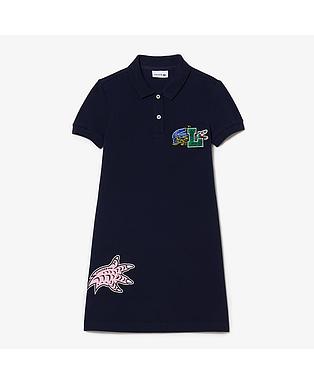 Kids' Holiday Organic Cotton Polo Dress