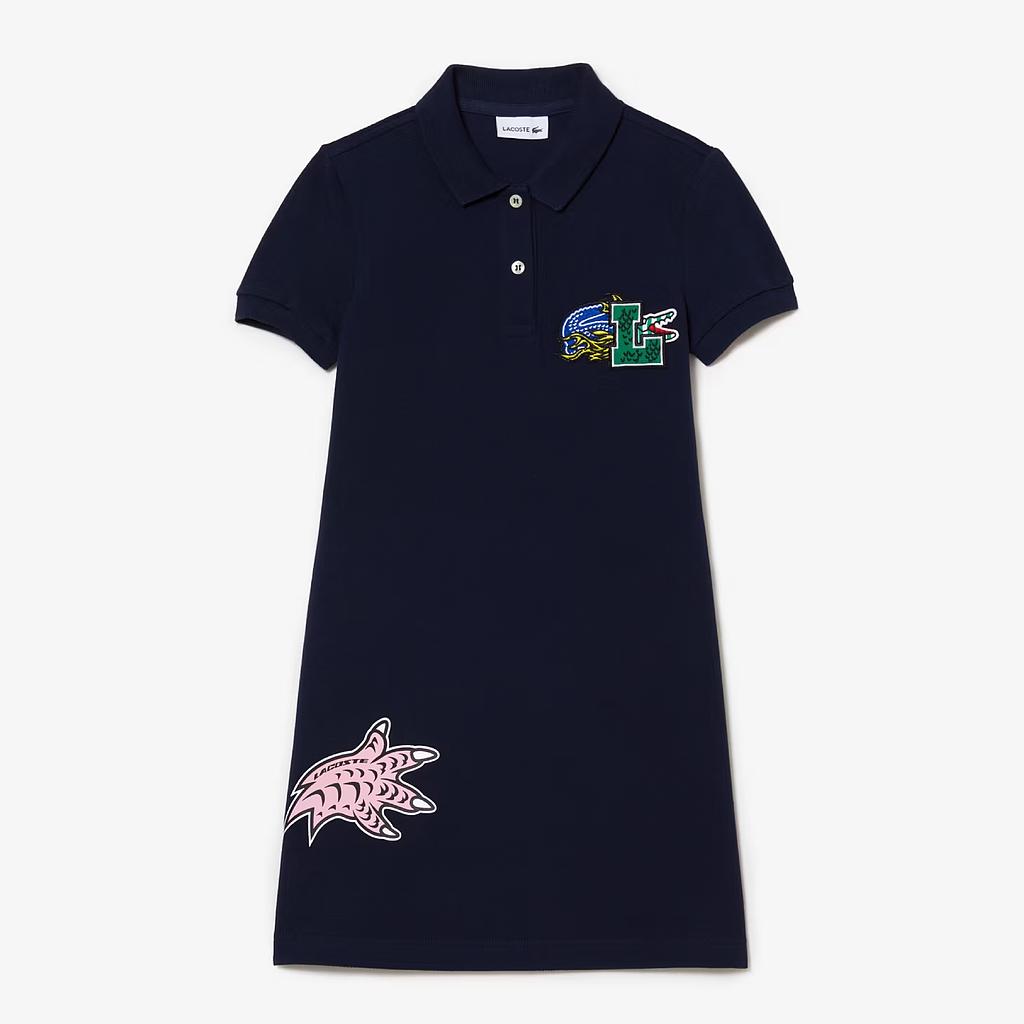 [EJ9768] Kids' Holiday Organic Cotton Polo Dress