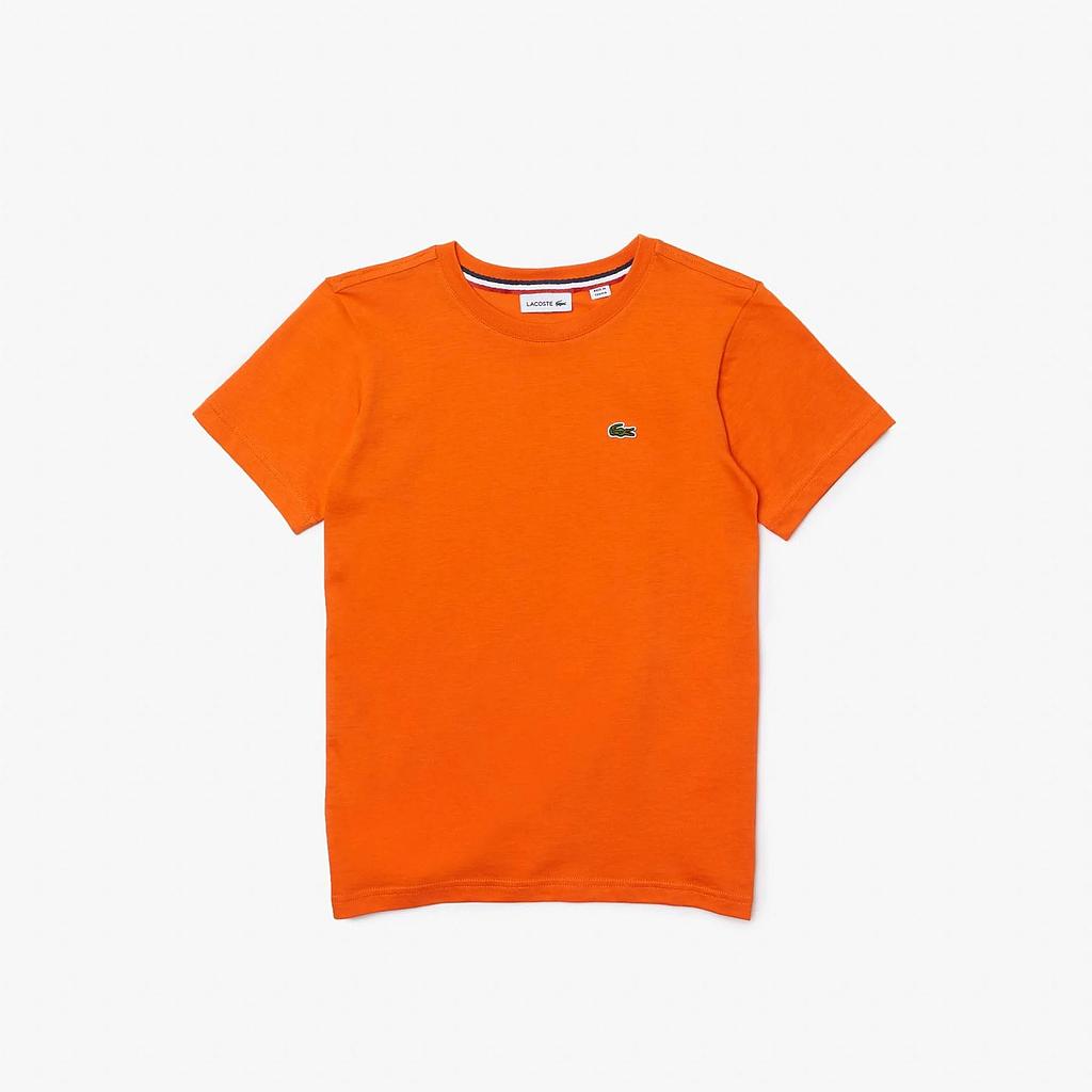 Kids' Crew Neck Cotton Jersey T-shirt