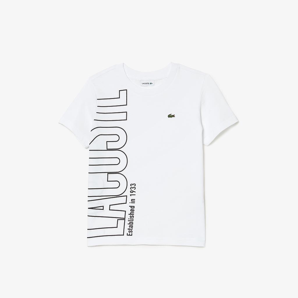 Kids' Oversized Logo Cotton Jersey T-Shirt