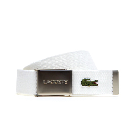 Men's Engraved Buckle Woven Fabric Belt