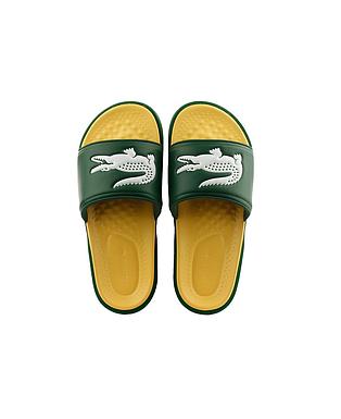 [743CMA0021] Men's Croco Dualiste Slides