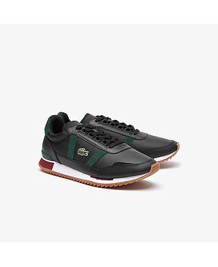 Men's Lacoste Partner Retro Leather And Textile Sneakers