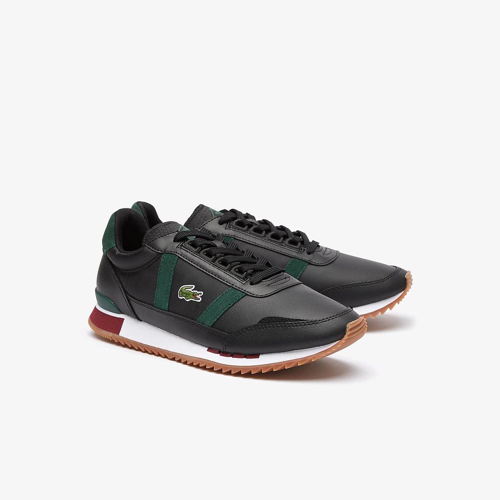 Men's Lacoste Partner Retro Leather And Textile Sneakers