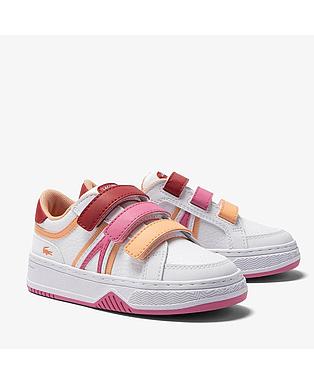 Infants' Lacoste L001 Synthetic Tricolour Trainers