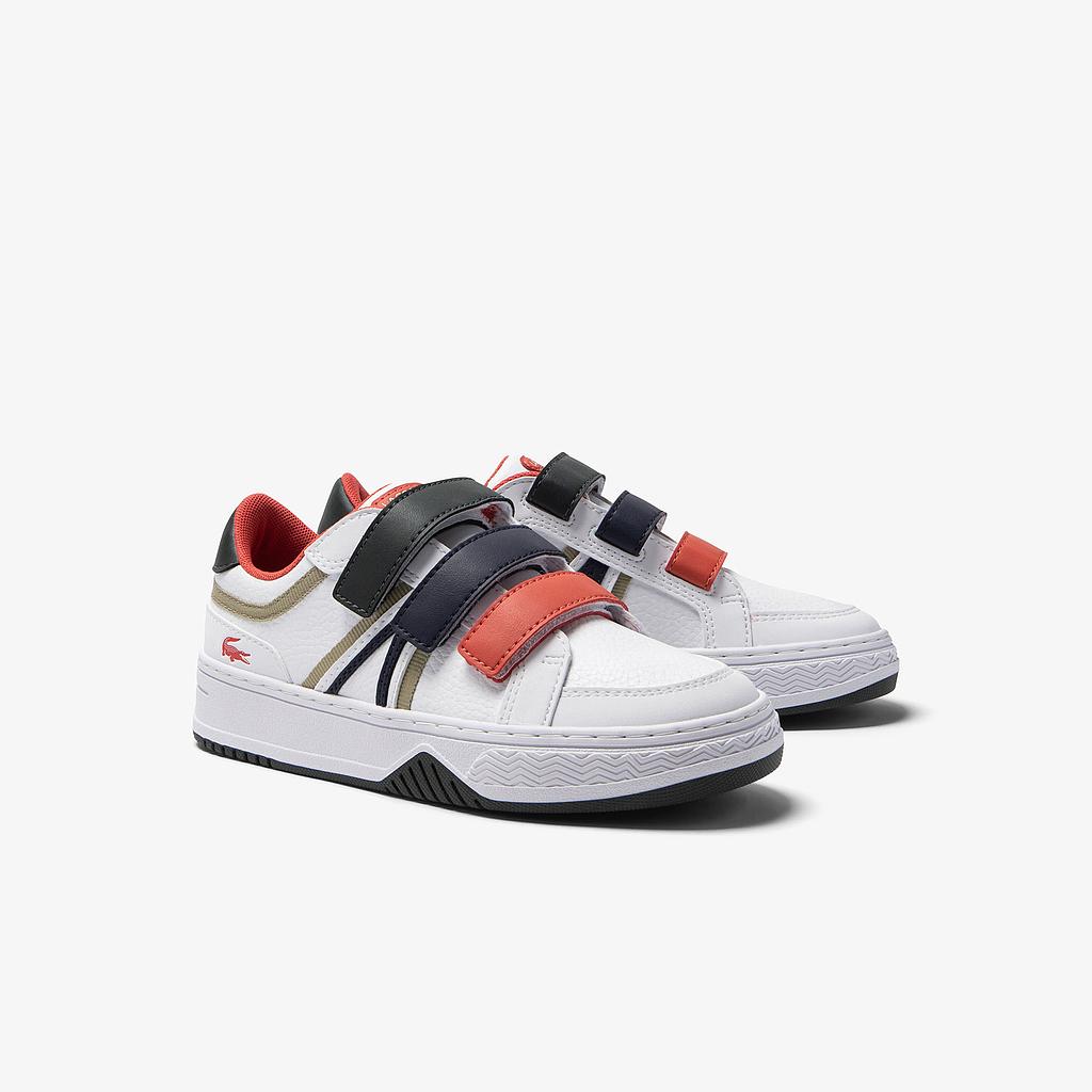 Children's Lacoste L001 Synthetic Tricolour Trainers