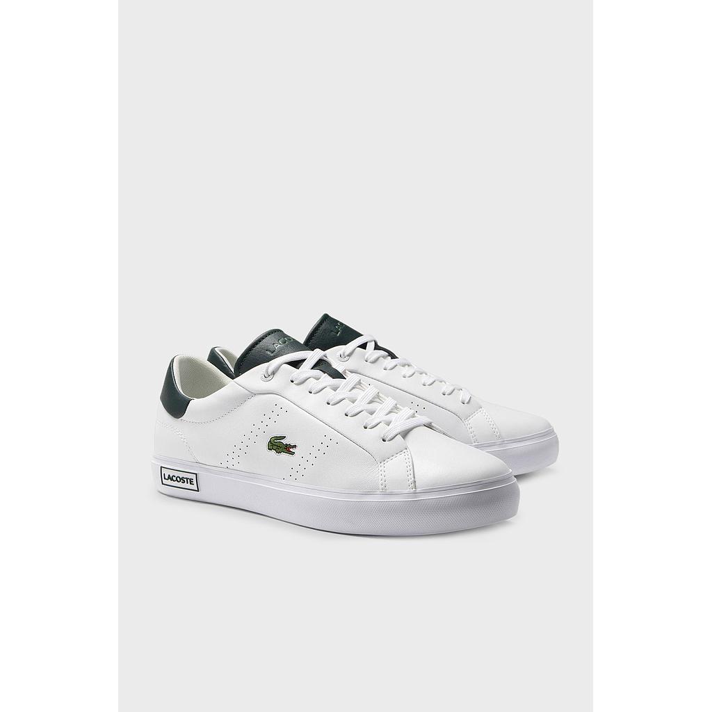 Men's Powercourt 2.0 Leather Heel-Pop Sneakers