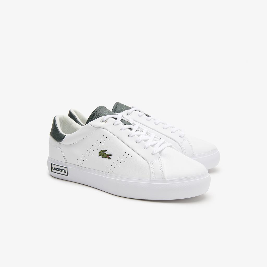 Women's Lacoste Powercourt 2.0 Leather Heel Pop Sneaker