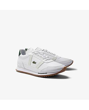 Men's Lacoste Partner Retro Textile Heel Pop Trainers