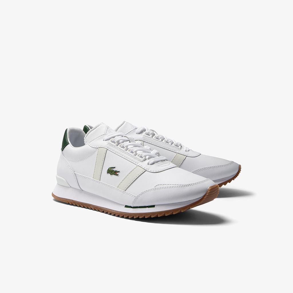 Men's Lacoste Partner Retro Textile Heel Pop Trainers