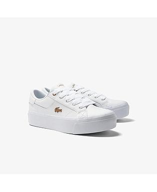 Women's Lacoste Ziane Platform Leather Trainers