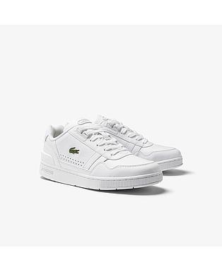 Women's Lacoste T-Clip Leather Trainers