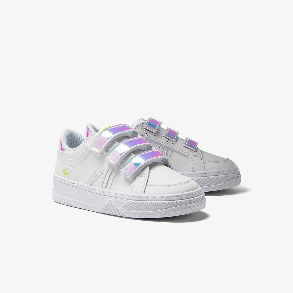 Infants' Lacoste L001 Synthetic Colour Block Trainers