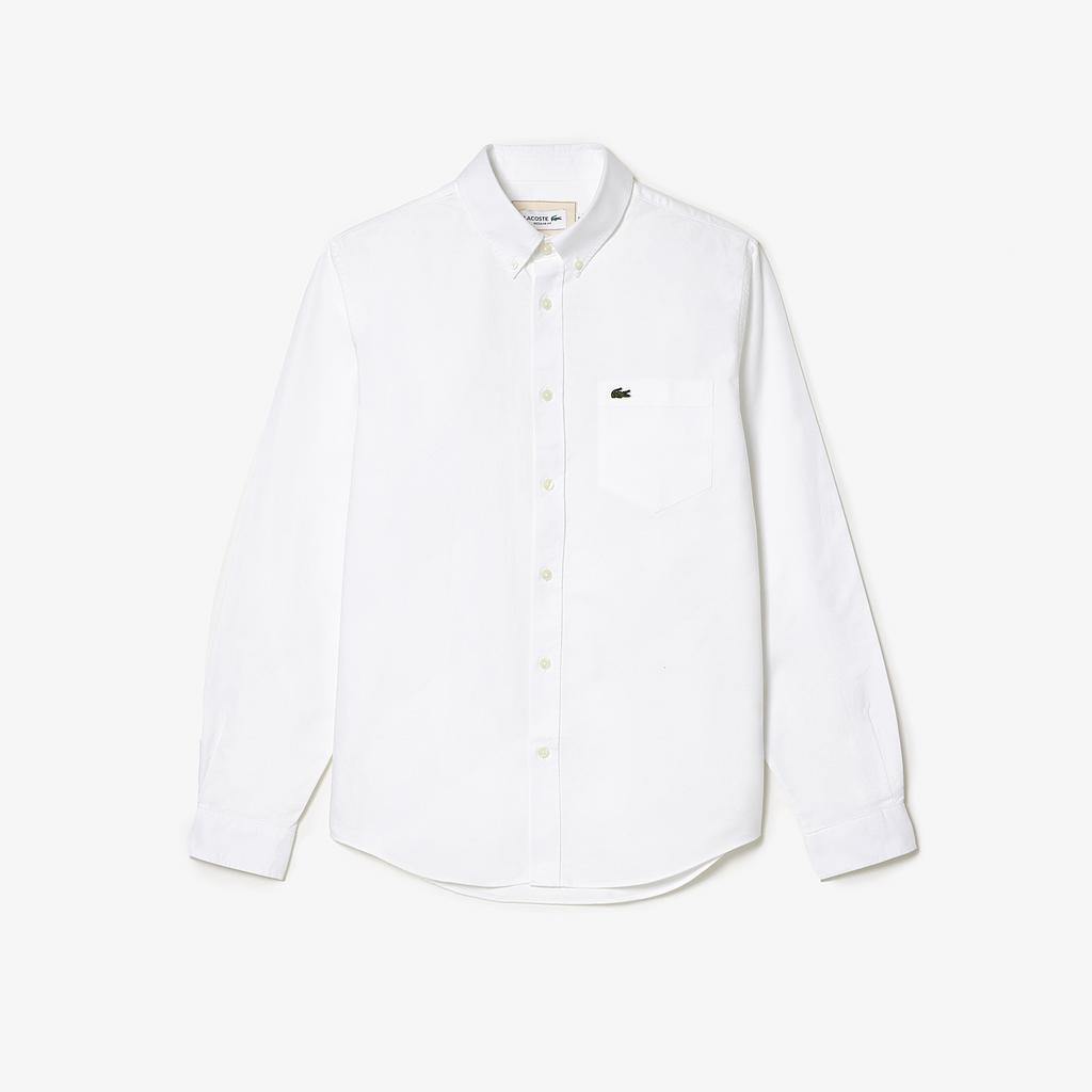 Men's Buttoned Collar Oxford Cotton Shirt