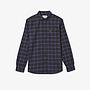 Men's Regular Fit Check Print Flannel Shirt