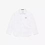 Kids' Lacoste Striped Print Oxford Cotton Shir